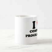 Mug J'aime la programmation par ordinateur (Centre)