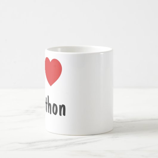 Mug J'aime la programmation Python (Centre)