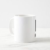 Mug j'aime la radiologie (Devant gauche)