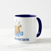 Mug J'aime la régate de dragon (Devant droit)