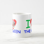 Mug J'aime la reine - la Reine Elizabeth II (Centre)