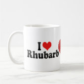 Mug J'aime la rhubarbe (Gauche)