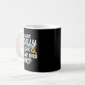 Mug J'aime la rivière paresseuse Ok Float drôle (Devant gauche)