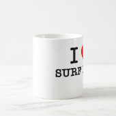 Mug J'aime la roche de surf (Centre)