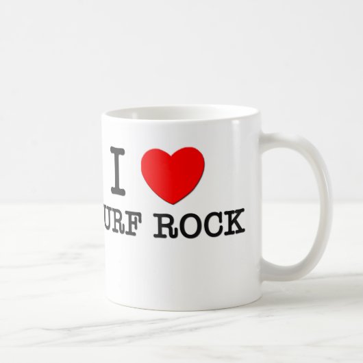 Mug J'aime la roche de surf (Droite)
