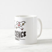 Mug J'aime la science (Devant droit)