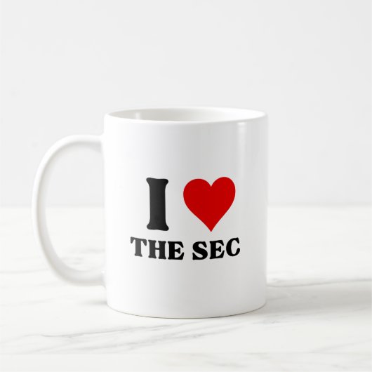 Mug J'Aime La SEC, J'Aime La SEC (Gauche)
