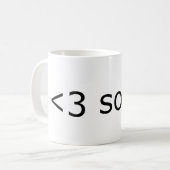 Mug J'aime la sobriété (Devant gauche)