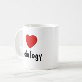Mug J'aime la sociologie (Devant gauche)