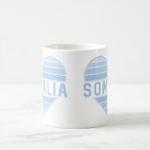 Mug J'aime la Somalie, le coeur somalien (Centre)