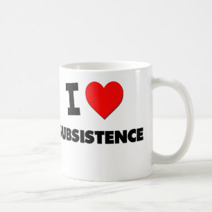 Mug J'aime la subsistance