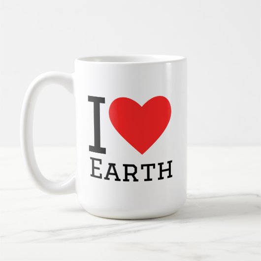 Mug J'aime la terre (Gauche)