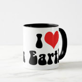 Mug J'aime la Terre (Devant droit)