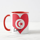 Mug J'aime la Tunisie (Gauche)