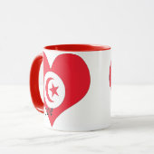Mug J'aime la Tunisie (Devant gauche)