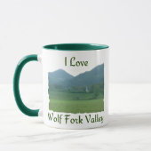 Mug J'aime la vallée de fourchette de loup (Gauche)