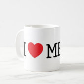 Mug J'aime la viande (Devant gauche)