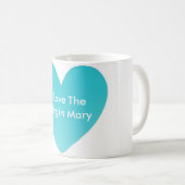 Mug J'Aime La Vierge Marie (Devant droit)