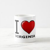MUG J'AIME LA VIRGINIE (Centre)