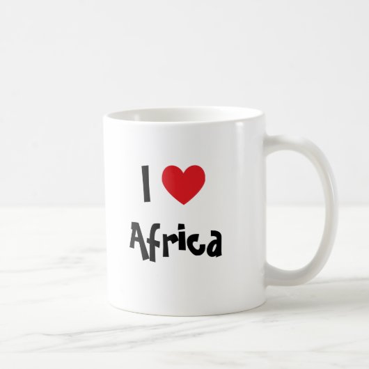 Mug J'aime l'Afrique (Droite)