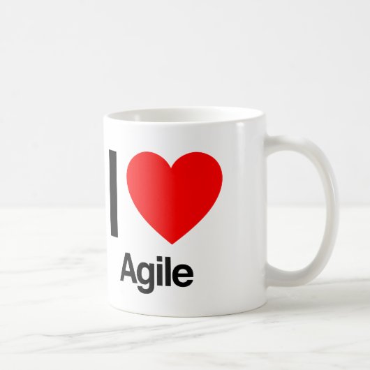 Mug j'aime l'agilité (Droite)