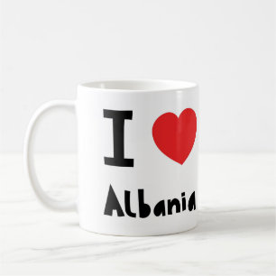 Mug J'aime l'Albanie