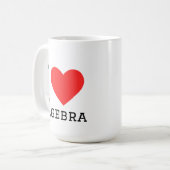 Mug J'aime l'algèbre (Devant gauche)