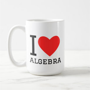 Mug J'aime l'algèbre