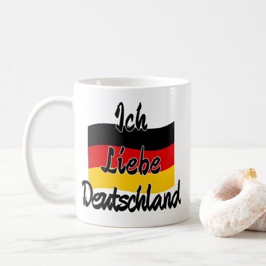 Mug J'aime l'Allemagne (Avec donut)