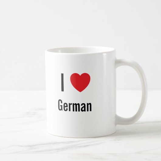 Mug J'aime l'allemand (Droite)