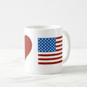 Mug J'aime l'Amérique (Devant droit)