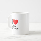 Mug J'aime l'Amérique latine (Devant gauche)