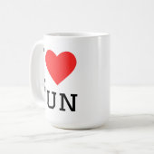 Mug J'aime l'amusement (Devant gauche)