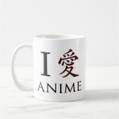 Mug J'aime l'Anime japonais (Gauche)