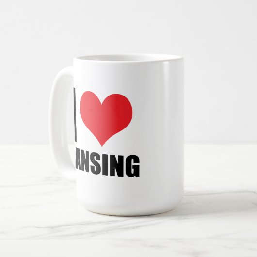 Mug J'aime Lansing (Devant gauche)