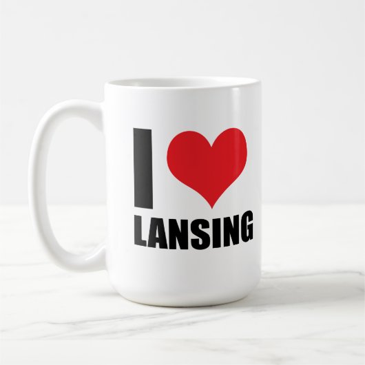 Mug J'aime Lansing (Gauche)