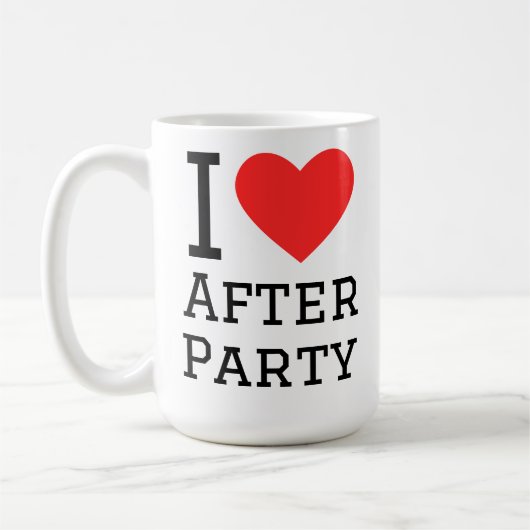 Mug j'aime l'après-fête (Gauche)