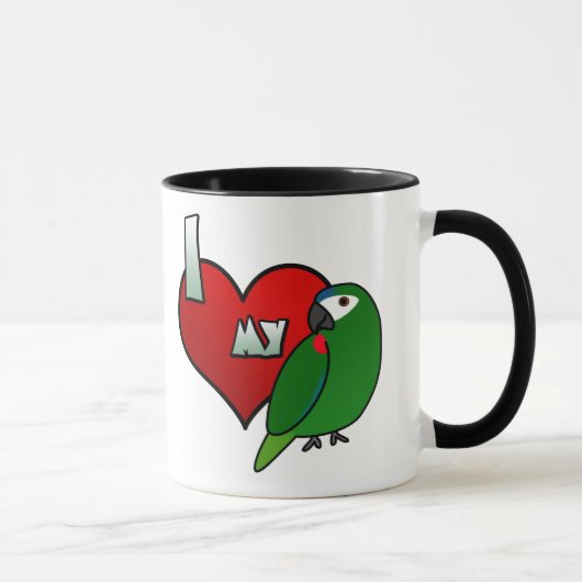 Mug J'aime l'ara de mon Hahn (Droite)