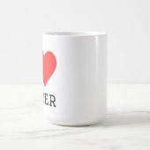 Mug J'aime l'araignée (Centre)