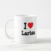Mug J'aime Larisa heart T-Shirt (Gauche)