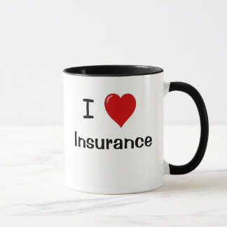 Mug J'aime l'assurance - assurance de coeur d'I