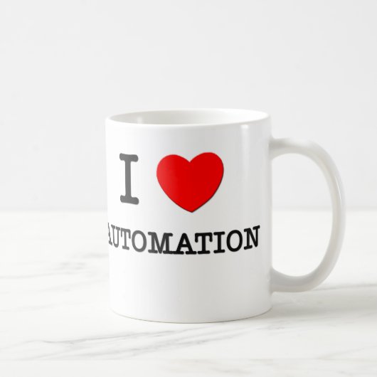 Mug J'aime l'automation (Droite)