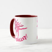 Mug J'aime le ballet (Devant gauche)