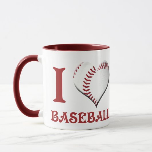 Mug J'Aime Le Baseball (Gauche)