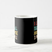 Mug J'Aime Le Baseball Et Peut-Être 3 Personnes (Centre)