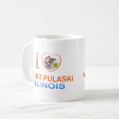 Mug J'aime le bâti Pulaski, IL (Devant gauche)