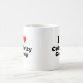 Mug J'aime le bavardage de célébrité (Centre)