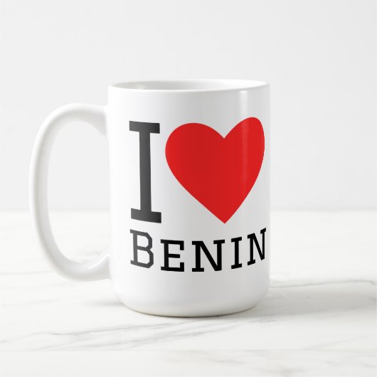 Mug J'aime le Bénin (Gauche)