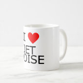 Mug J'aime le bruit de jet (Devant droit)