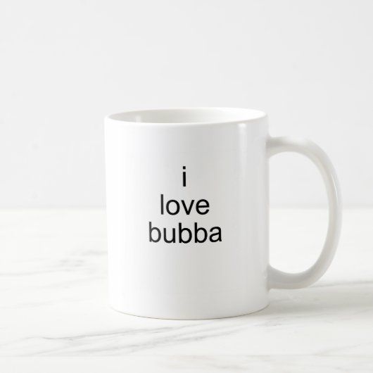 Mug j'aime le bubba (Droite)